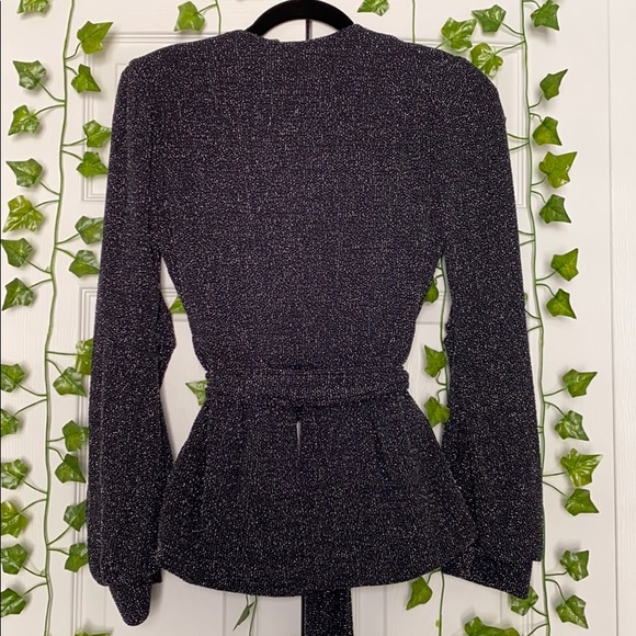 NWT BCBGeneration Black Sparkly Blazer - Picture 2 of 13